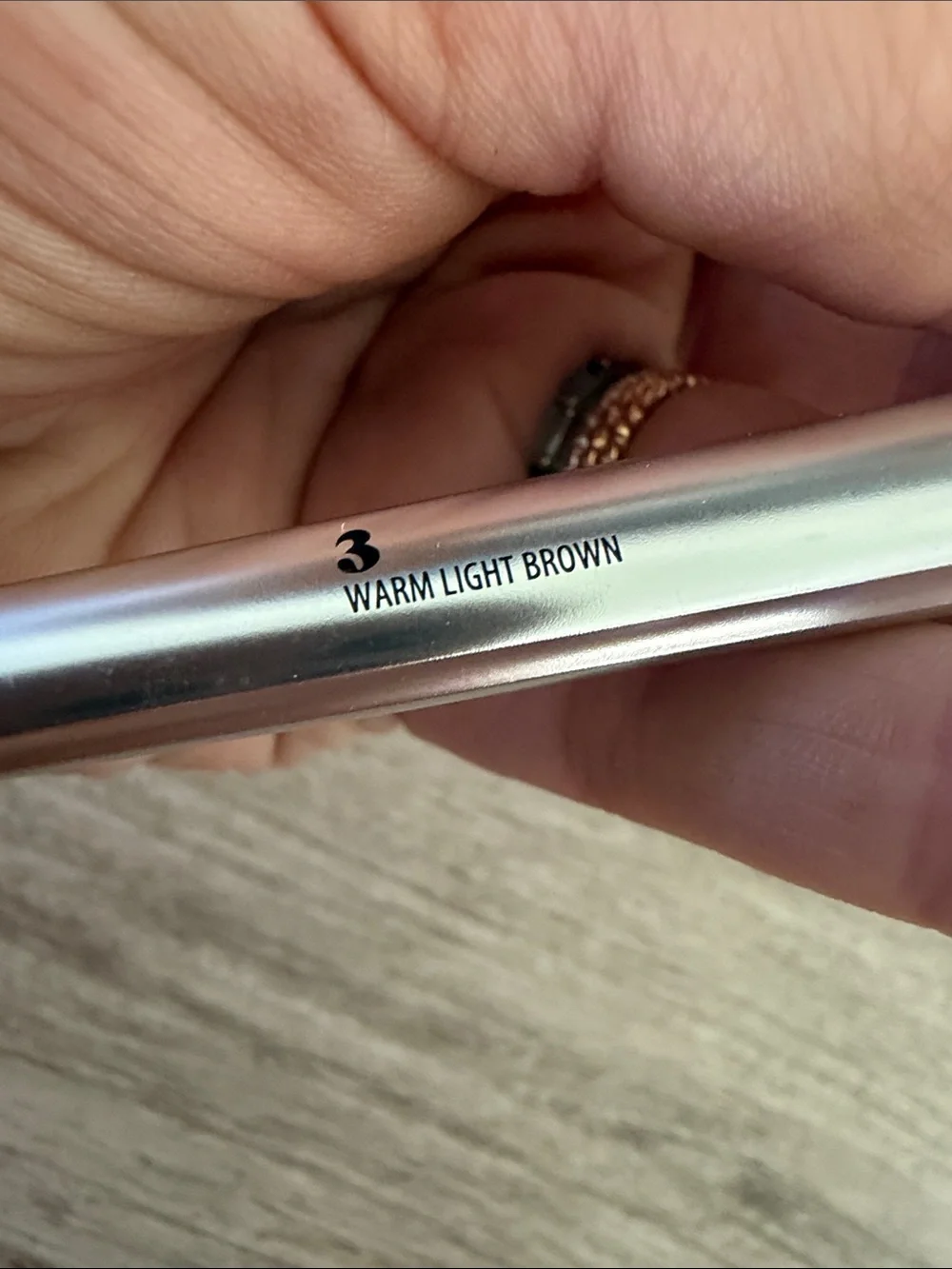 Benefit Mighty Fine Brow Pen — Metallic Silver Brow Pen